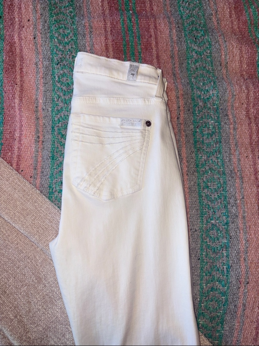 White 7 for all mankind dojo